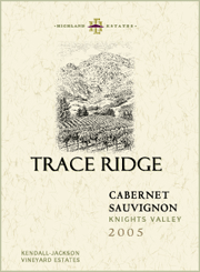 Kendall Jackson 2005 Cabernet Trace Ridge